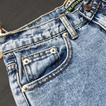 Highwaiste Jeans Woman American Apparel Denim Pants 2017 New Snow Wash Women Calca Jeans Feminina Cintura Alta