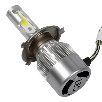 Daytime running light LED Car Headlight Head Lamp Car-styling DRL C9 H4 60W/set Fog Light Light Source 1 Pair 6000K