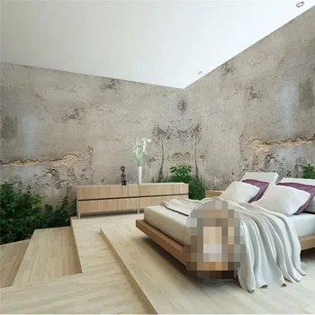 Modern wallpaper-3d background large painting Old concrete wall murales de pared hotel badroom wall mural for living room