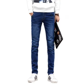 2016 winter jeans men Fashion elasticity men's jeans Comfortable Slim male cotton jeans pants ,27-36.