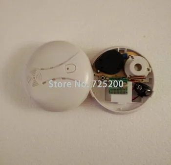 433mhz smoke sensor house sensitive photoelectric smoke detector fire sensor cordless for house security system,