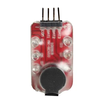 RC Lipo Battery Low Voltage Monitor Alarm Tester Buzzer @Z30
