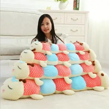 80cm Caterpillar pillow cute plush toy long pillow sleep pillow insect doll birthday gift