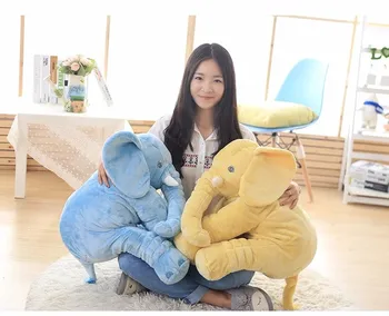55cm Colorful Giant Elephant Stuffed Animal Toy Animal Shape Pillow Baby Toys Home Decor