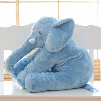 55cm Colorful Giant Elephant Stuffed Animal Toy Animal Shape Pillow Baby Toys Home Decor
