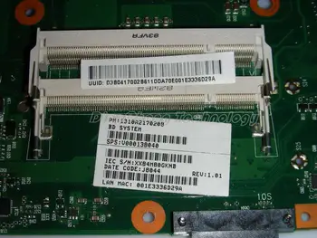 Original laptop Motherboard For Toshiba Satellite L300 V000138040 6050A2170201-MB-A03 DDR2 integrated graphics card tested