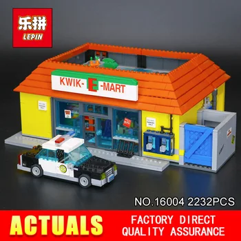 New LEPIN 16004 2232Pcs the Simpsons Action Model Building Block Bricks Compatible 71016 for children gift
