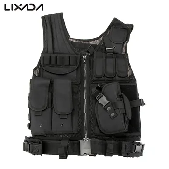 Outdoor Military Tactical Army Polyester Airsoft War Game Hunting Vest for Camping Hiking Fishing Vest