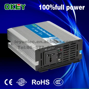 Chinese supplier 800w DC AC 24V to 110v/220v Pure sine wave single output power inverter 50/60Hz