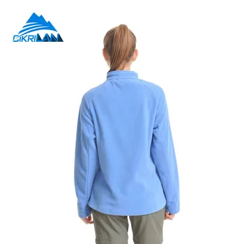 Colorful Anti-pilling Warm Outdoor Hiking Fleece Jacket Women Windproof Thermal Anti-static Spring Coat Camping Chaquetas Mujer