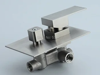 Stainless Steel 304 Concealed Faucet Shower Mixer Valve Dual Function Actuated Faucet Concealed Tap Mixer