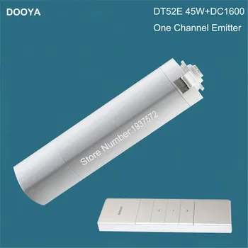 Dooya Home-Automation Open/Close Electric Curtain Motor DT52E 45W+DC1600 1 Channel Emitter WIFI Control 220V/50Hz IOS/Android