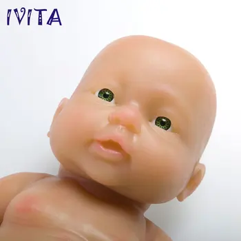 IVITA 16inch/2kg Girl Silicone Reborn Dolls Baby Born Full Body Alive With Clothes