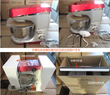 5 Liters electric stand mixer, food mixer, food blender, cake/egg/dough mixer, milk shakes, milk mixer