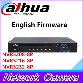 English DAHUA 8ch NVR5208-8P1080P NVR 16ch 1080P NVR NVR5216-8P 32ch 1080P NVR NVR5232-8P with Onvif NVR with 8POE ports