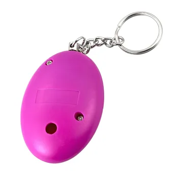 New Anti-Attack Egg Shape Personal Anti-Defense Anti-Rape Safety Scream Loud Security Alarm System Keychain 2 Pcs/lot
