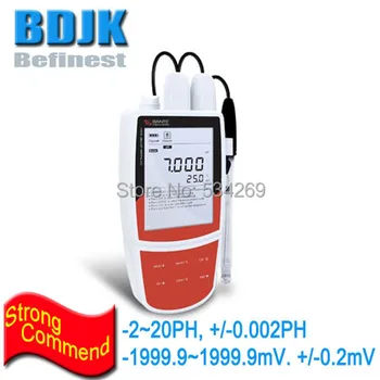 2~20ph Portable Digital PH Meters with ATC and mV Measuring for Waste Water and Outdoor Testing