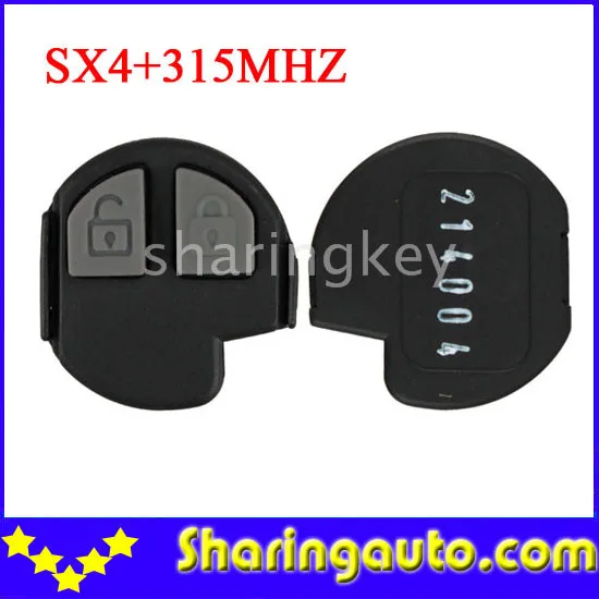 1piece)SX4 remote 2 button 315MHZ 3T for Suzuki with