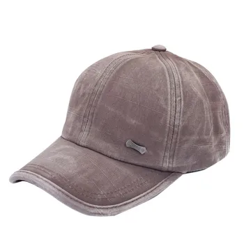 Men Women Classic Adjustable Army Plain Hat Cadet Basketball Cap