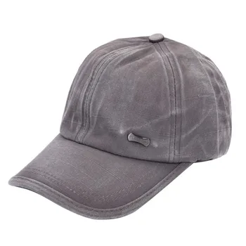 Men Women Classic Adjustable Army Plain Hat Cadet Basketball Cap