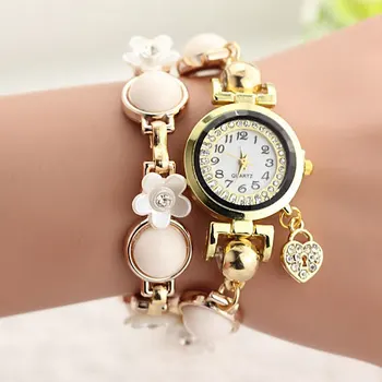 Quartz Watch Women Watches Party Bracelet Ladies Girls 2017 Famous Brand Wrist Watch Female Clock Montre Femme Relogio Feminino
