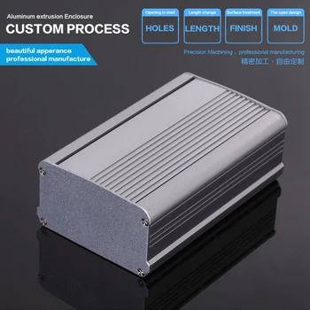 95*55*100mm (wxhxl) Fashion design Extrusion Aluminium Housing Shell Boxes For Optical Products