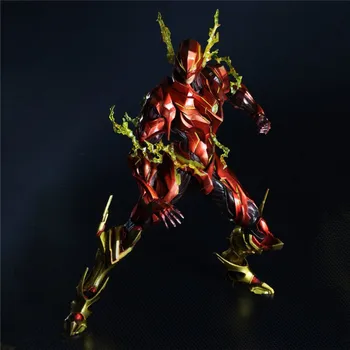 Boxed DC Comics Variant Play Arts Kai The Flash Figure Doll Movie PVC Action Figure Resin Collection Model Toy Gifts