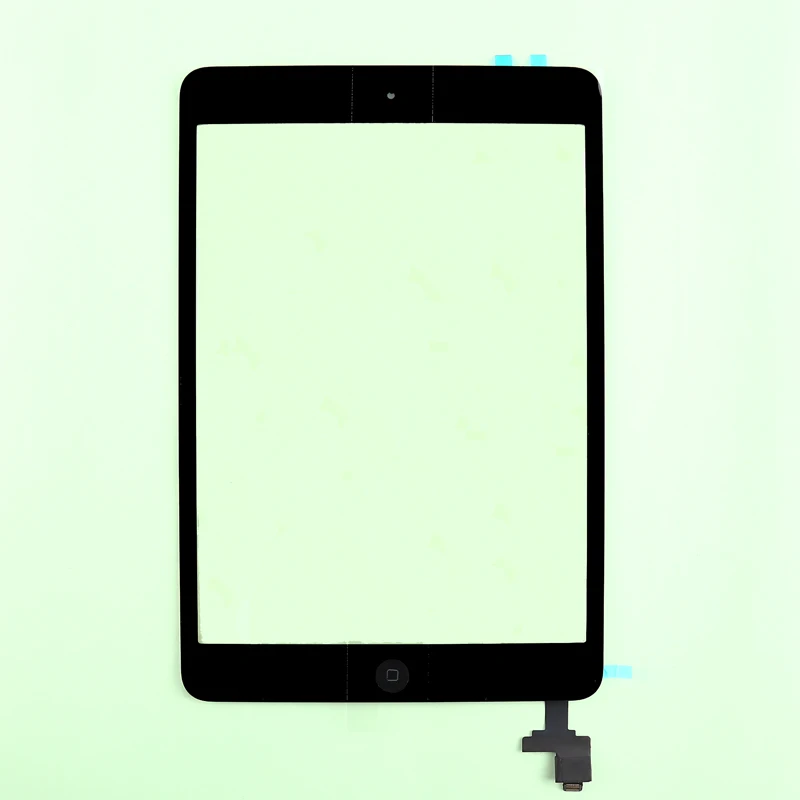 Original Touch Screen Digitizer with Home Button Flex and Camera Holder+IC with Adhesive sticker For iPad Mini 1&2