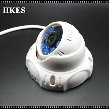 HKES HD View 2.0MP AHD 1080P Indoor CMOS Sensor Wide Angle 3.6mm Fixed Lens CCTV IR Dome Camera