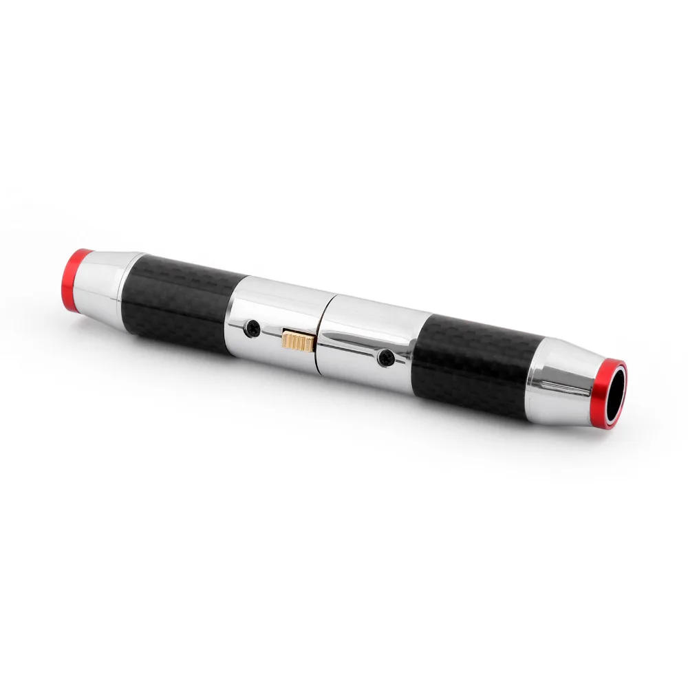1Set Gold Plated Carbon Fiber XLR Plug Connector HiFi Audio 3Pin M & F Red