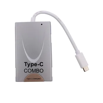 3.1 Type C Combo USB Charger Data/sync/ Charger /Hdtv/computer for Samsung Android Cellphone for Iphone and Tablet