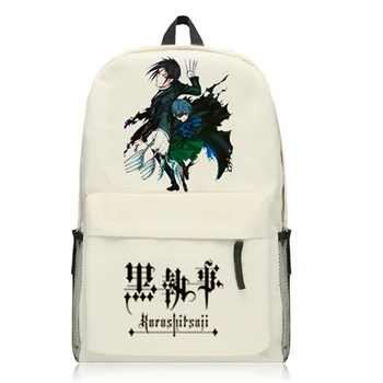 HOT Anime Black Butler / Kuroshitsuji Sebastian Ciel Phantomhive Cosplay Backpack Unisex Shoulders Bag Students School Bag
