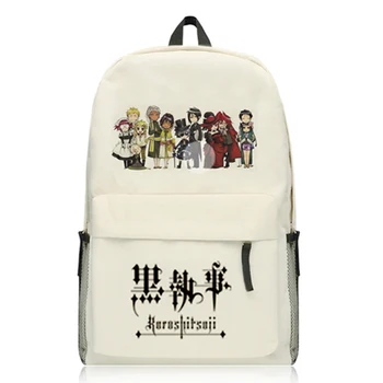 HOT Anime Black Butler / Kuroshitsuji Sebastian Ciel Phantomhive Cosplay Backpack Unisex Shoulders Bag Students School Bag