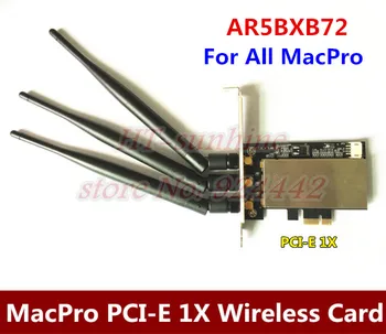 For MACPRO PCI-E 1X 2.4G 5G Airport Extreme AR5BXB72 three antennas Wireless Card For All Mac Pro 2006-2012