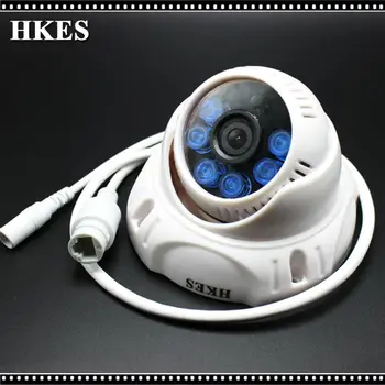 HKES HD 960P mini ip camera 1.3mp with 6pcs Blue IR LED Home Surveillance Cam
