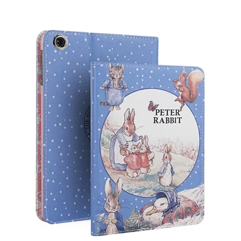 For iPad Air Case Lovely Peter Rabbit PU Leather Ultra Slim Stand Cover for Funda iPad Air Case for Girls Boys