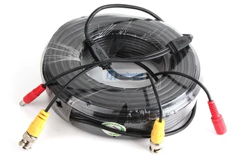 High Definition CCTV Camera BNC Video Power Extension Cable 30M For CCTV Camera,2*BNC female connector,1*DC female,1*DC male