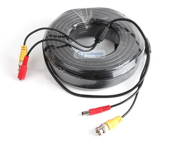 High Definition CCTV Camera BNC Video Power Extension Cable 30M For CCTV Camera,2*BNC female connector,1*DC female,1*DC male