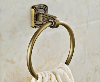 Bathroom towel ring Antique style towel ring Copper base towel ring Kitchen clean towel ring