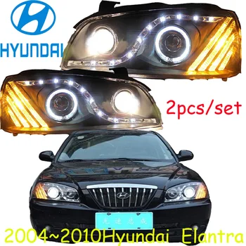 Hyunda Elantra headlight,2005~2010 (LHD,RHD need add 200USD),! Elantra daytime light,2ps/se+2pcs Aozoom Ballast,Elantra