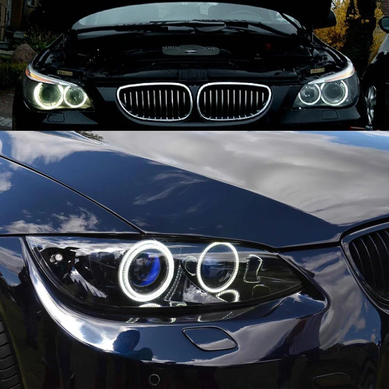 12V LED Angel Eyes Halo ring kit for BMW E53 X5 1999 2000 2001 2002 2003 SMD White headlight Car styling
