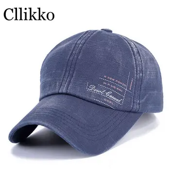 Cllikko 2017 Brand Snapback Caps Mens Baseball Caps Washed Denim style Gorras Hip hop Snapbacks for men