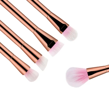 15pcs Rose Gold Makeup Brushes Set Nylon Hair Foundation Blush Powder Concealer Make-up Cosmetic Brush Kit Maquillage