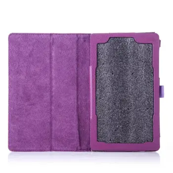 PU Leather Book Stand Cover Slim Cases For Lenovo Tab 3 Essential 710F 710I 7.0 inch Tablet Case Cover Luxury Lichee Pattern
