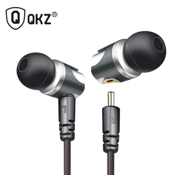 Earphone QKZ DM4 In Ear Earphone Dynamic With Hybrid Unit HIFI Earphone Earbud Headset With MMCX Interface Cable