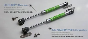 2PCS/LOT 80N(8KG) Furniture Hinges Any Stop Hydraulic Gas Strut Lift Door Closet Cabinet Air Support Jack