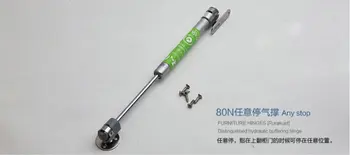 2PCS/LOT 80N(8KG) Furniture Hinges Any Stop Hydraulic Gas Strut Lift Door Closet Cabinet Air Support Jack
