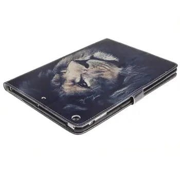 Case Cover For Apple iPad Air 2/iPad 7 6 5 4 3 2 Lion PU Leather Flip Smart Stand Cover for iPad mini 4 iPad 2 3 4 #1