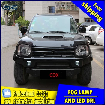 Car-styling LED fog light for Suzuki Alivio LED Fog lamp with lens and LED day time running ligh for car accessories
