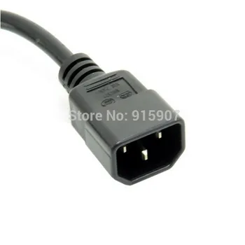 20cm IEC C14 Male to 3 Three C13 Female Y Type Splitter Extension Cable